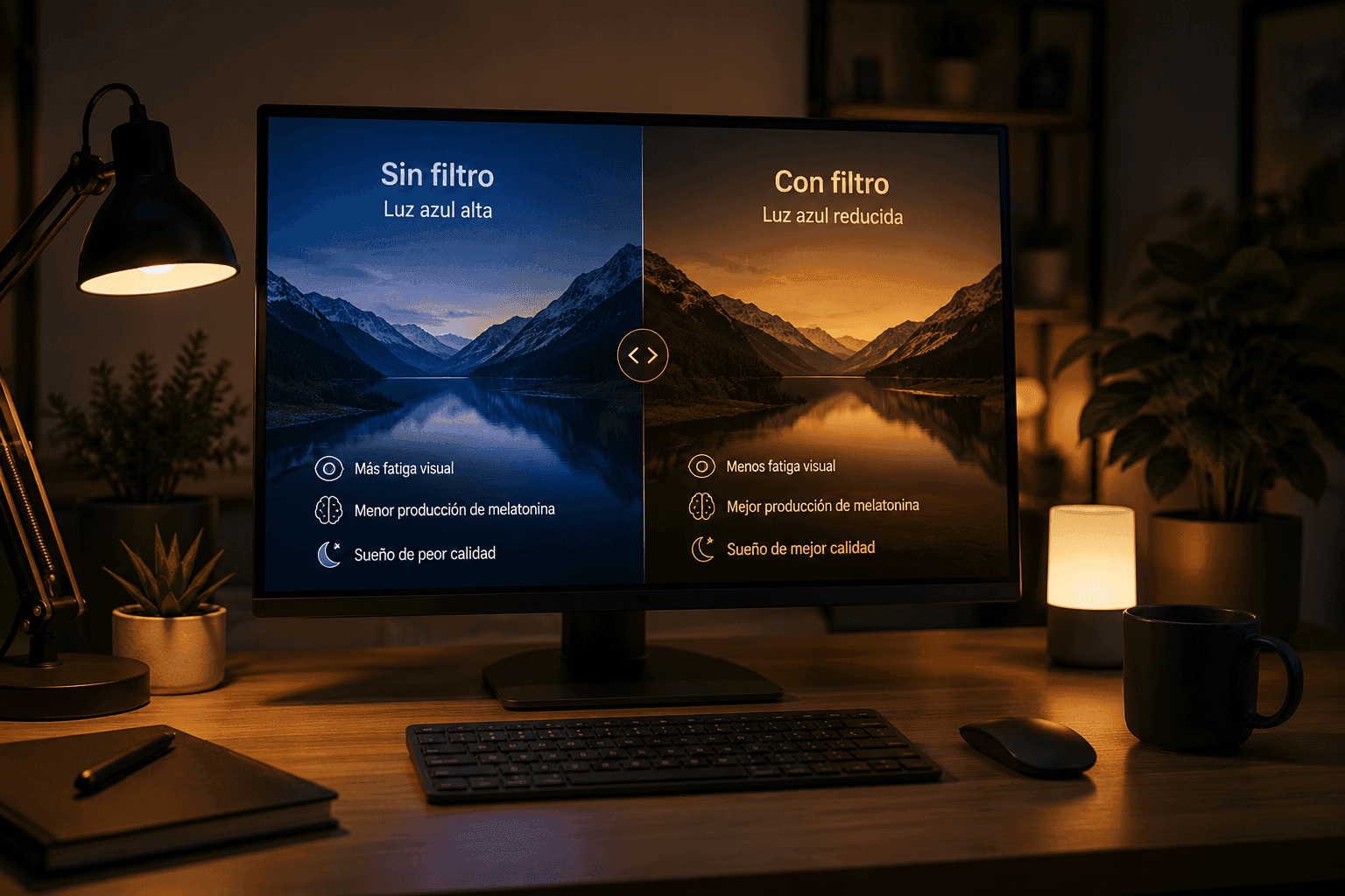 Activa la luz nocturna en Windows y protege tus ojos