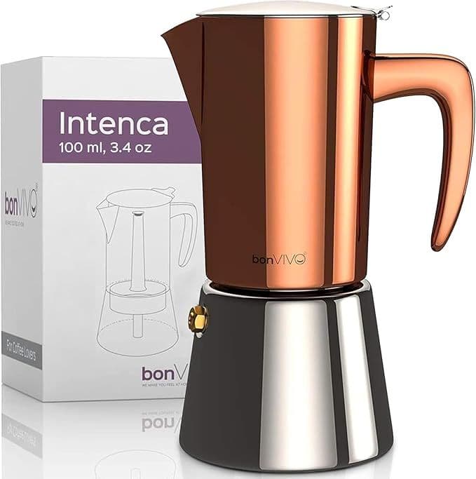 Cafetera bonVIVO Intenca – Elegancia y Salud en tu Café